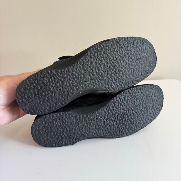 Thierry Rabotin Lena Walking Shoes Womens 8 Black Leather Slip On Made in Italy - Picture 9 of 13